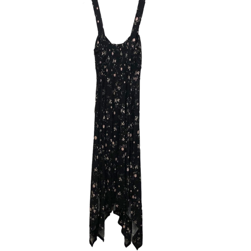American Rag Maxi A-Line Strap Asymmetrical Rayon Dress W Size S Black/White - Picture 7 of 7